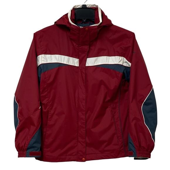 Vintage 90s Columbia Interchange Maroon 3 in 1 Winter Jacket Womens Medium M - Picture 2 of 9